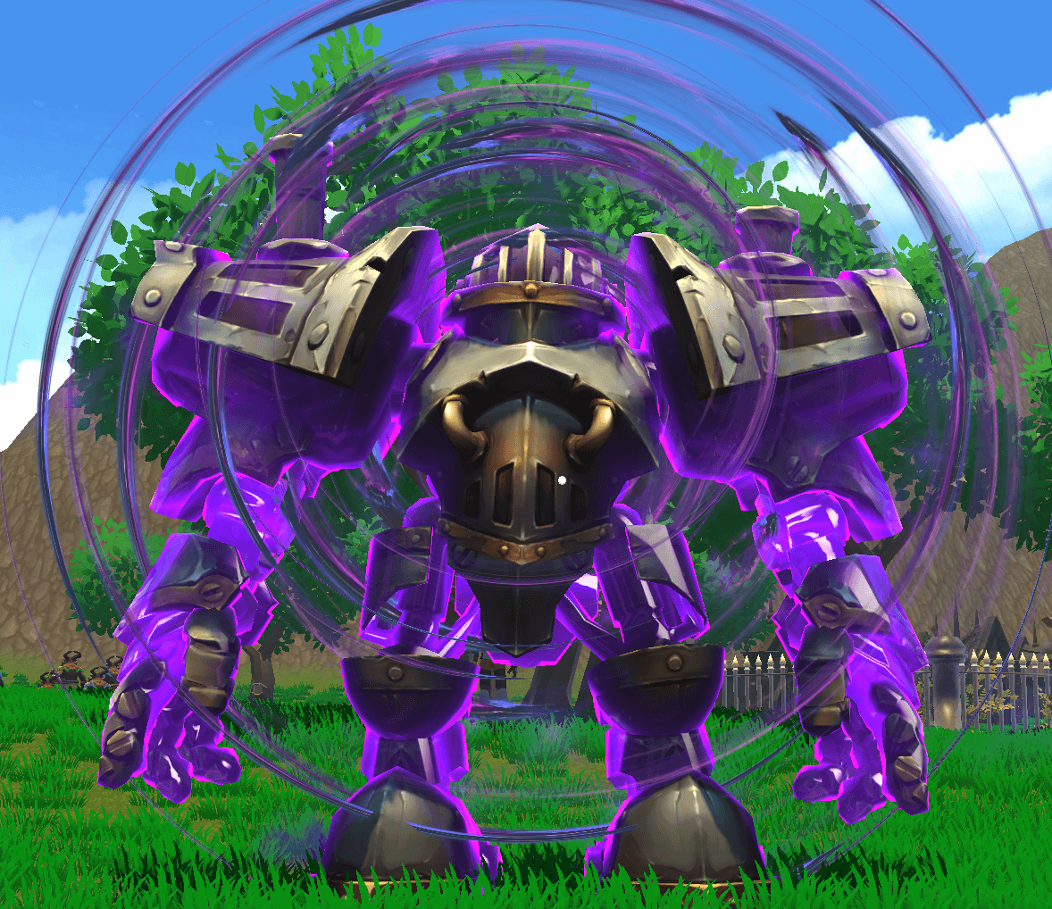 Endomon with elemental aura